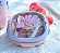 Lancheira bento box com 6 divisórias e alça fundo do mar Lilás - Imagem 3