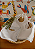Kit 3 Babadores Bordado Branco - Imagem 1