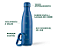 Garrafa Térmica Kouda Grey - 500ml - Azul - Imagem 2