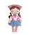 Boneca Metoo Angela Cowgirl Cora - Imagem 1