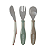 Talheres Ponta Inox 3 un Vital Baby - Imagem 1