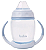 Copo Infantil Treinamento Com Alça Removível Azul 250ml Buba - Imagem 3