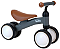 Bicicleta De Equilíbrio 4 Rodas Buba Cinza - Imagem 1