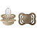 Kit com Duas Chupetas Supreme Silicone Baunilha e Chocolate Tam 2 Bibs - Imagem 1