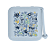 Porta Chupeta Caixa de Plástico Liberty Azul Claro Bibs - Imagem 1