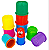 Brinquedo De Empilhar Unissex Pimpolho - Colorido - Imagem 3