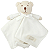 Naninha Baby Urso Branco com Prendedor de Chupeta - Pimpolho - Imagem 1