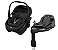 Bebê Conforto Coral Slide Pro + Base Slide Pro Onyx Black - Imagem 1
