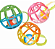 Baby Ball Rosa Com Luz E Som 5848 - Buba - Imagem 1