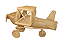 Avião Decorativo de Rattan e Bambu - Imagem 3