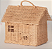 CESTA CASINHA DE RATTAN - Imagem 1