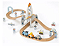Conjunto Trem : Estação Espacial – Tooky Toy - Imagem 1