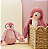Pinguim de Pelúcia Mãe e Filho Rosa - Kaloo - Imagem 1