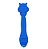 Colher em Silicone Hipopotamo Azul - Marcus & Marcus - Imagem 1