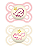 Chupeta MAM Perfect Night Dupla (0-6 meses) Menina - Imagem 1