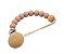 Prendedor de Chupeta em Silicone Rose - Imagem 1