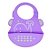 Babador em Silicone Baleia Lilas - Marcus & Marcus - Imagem 1