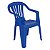 Cadeira Mor Plast Azul 15151106 - Imagem 1
