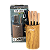 JOGO DE FACAS CHEF 6P C/SUPORTE MARROM 4099 IMCOL - Imagem 1