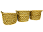 CESTO PALHA C/3PCS P/M/G - IMCOL - Imagem 1