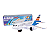 AVIÃO COMERCIAL AIRBUS A380 LUZ E SOM IMCOL TOYS 258298 - Imagem 1
