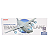 AVIÃO MILITAR TRANS.PLANE COM TANK LUZ E SOM IMCOL TOYS 258297 - Imagem 4