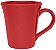 Caneca tulipa cor vermelha 330ml Oxford - Imagem 1