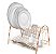 Escorredor de louça max duplo rose gold Arthi - Imagem 2