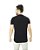 Camiseta cotton blend gola V fahalo preta - Imagem 2