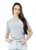 Camiseta básica fahalo feminina mescla - Imagem 1