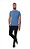 Camiseta minimalista fahalo Azul profundo - Imagem 3