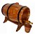 Barril de Madeira Jequitibá Rosa 2,5 L - Imagem 1