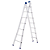 Escada Extensiva em Alumínio 14 Degraus - 4,14m / 7,01m Mor - Imagem 3