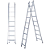 Escada de Aço Extensiva Metalon 7 degraus 2,18m x 3,80m - Imagem 1