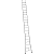 Escada de Alumínio Encosto Singela 13 Degraus Especial 4,20m Alulev - Imagem 2