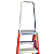 Escada Fibra Pintor 14 Degraus Com Alça - 4,10m Alulev - Imagem 3