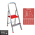 Escada 2 Degraus Alumínio Doméstica Botafogo - Imagem 3