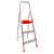 Escada 3 Degraus Alumínio Doméstica Botafogo - Imagem 1