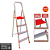 Escada 4 Degraus Alumínio Doméstica Botafogo - Imagem 2