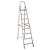 Escada 8 Degraus Alumínio Doméstica Botafogo - Imagem 1