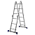 Escada Articulada Multifuncional 4x3 12 Degraus em Alumínio com Plataforma Mor - Imagem 4