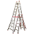 Escada Alumínio Pintor 04 Degraus - 1,50m Alulev - Imagem 1