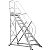 Escada Plataforma Trepadeira Alumínio 2,28m 9 Degraus + Plataforma Alulev - Imagem 1