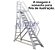 Escada Alumínio Trepadeira 3,55 m (Alulev) - Imagem 1