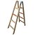 Escada de Madeira tipo Pintor Simples nº 05 - 1,40 m (Elite) - Imagem 1
