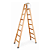 Escada de Madeira Tipo Pintor Nº 12 - 3,50m Profissional Elite Escadas - Imagem 1
