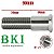 Prolongador Inox Torneira 5/8 X 90mm Flange Quadrada - BKI - Imagem 3