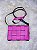 Bolsa trançada - rosa - Imagem 2