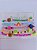 Kit pulseiras mini miçangas coloridas com frutinhas em biscuit - Imagem 2