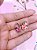 Brinco mini borboleta esmaltada - rosa - Imagem 4